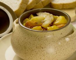 Курица в горшочке