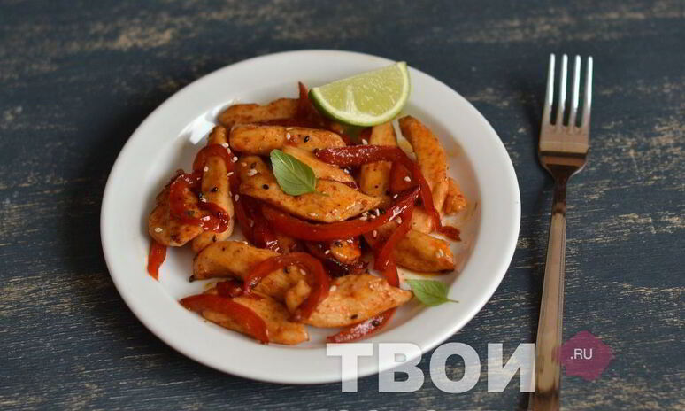 Рецепт курицы в карамели