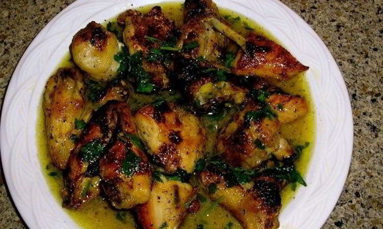 Рецепт курицы в лимонном соусе