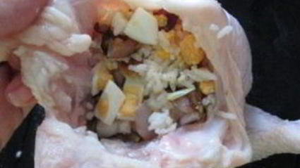 курица, запеченная с рисом