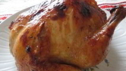 курица, запеченная с рисом