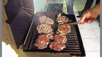 мясо на гриле