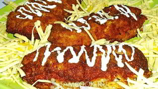 Отбивные в картофельной глазури