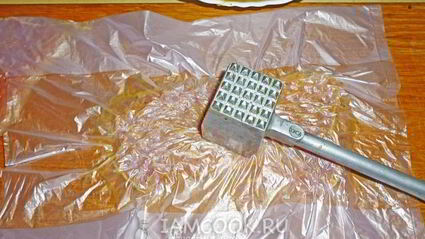 отбивные в картофельной глазури