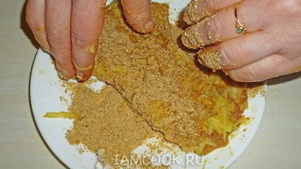 отбивные в картофельной глазури