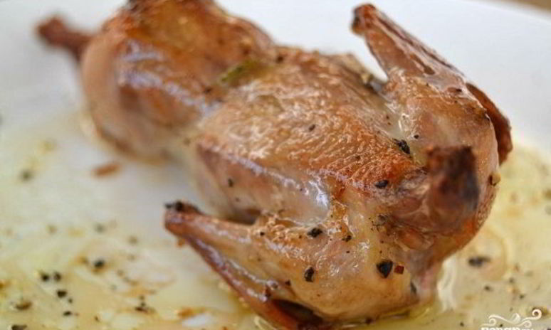 Рецепт перепелки в духовке