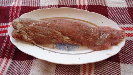 свинина в ореховой панировке