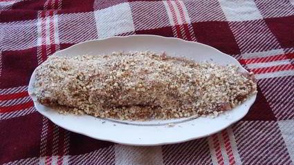 свинина в ореховой панировке