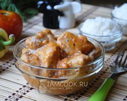 Тушеная свинина с помидорами