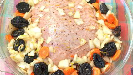 запеченное бедро индейки с черносливом