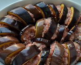 Баклажаны фаршированные мясом по-турецки