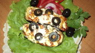 Баклажаны запеченные с сыром