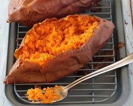 Батат запеченный в духовке