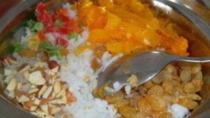 фаршированная тыква, запеченная в духовке с рисом