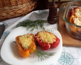 Фаршированный сладкий перец без риса
