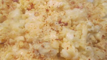 гратен из цветной капусты и картофеля