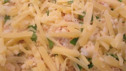 гратен из цветной капусты и картофеля