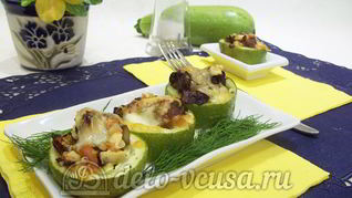 Кабачки фаршированные мясом