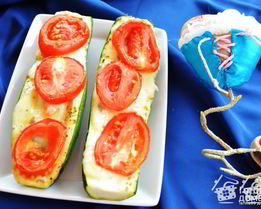 Кабачки под моцареллой Талия