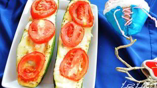 Кабачки под моцареллой Талия