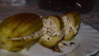 Кабачки с творогом