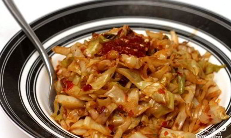 Рецепт капусты под соусом