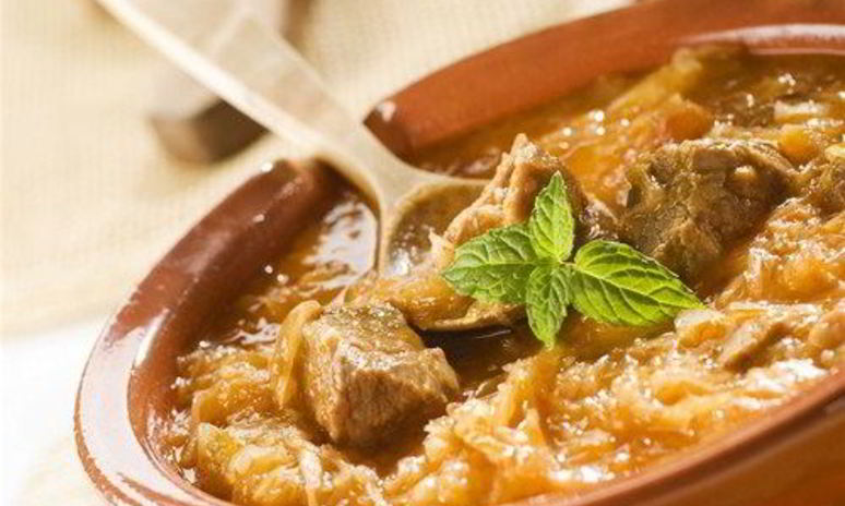 Рецепт капусты, тушенной с мясом