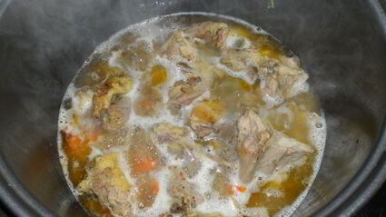 картофель тушеный с уткой в мультиварке