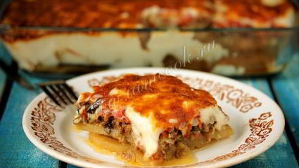 мусака по-гречески с баклажанами