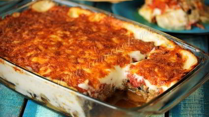 мусака по-гречески с баклажанами