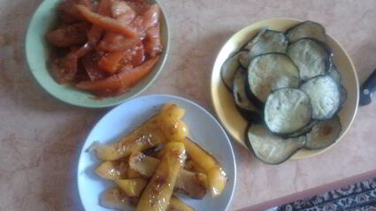 овощная мусака в сметанном соусе