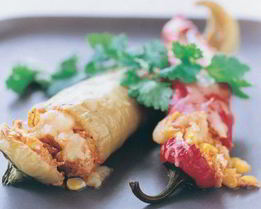 Перец, фаршированный кукурузой