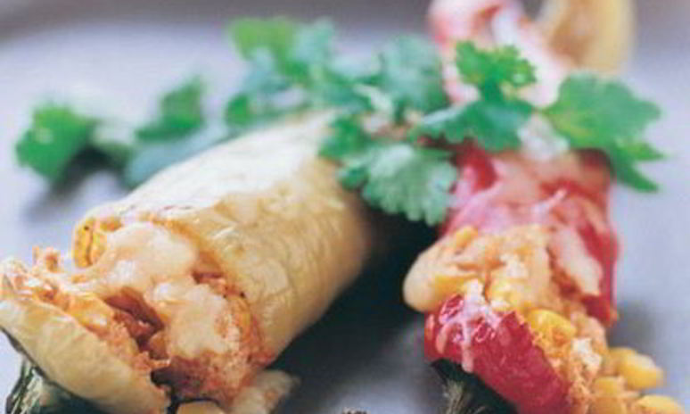 Рецепт перца, фаршированного кукурузой