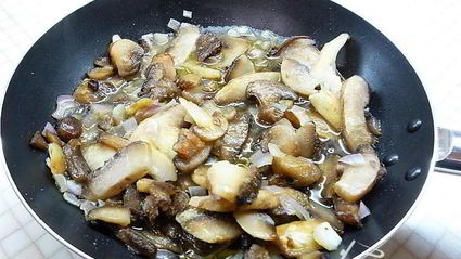 цветная капуста с курицей и грибами в духовке