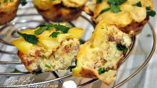 Цветная капуста, запеченная с картофелем