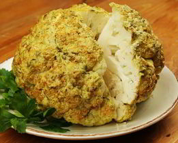 Цветная капуста, запеченная в духовке