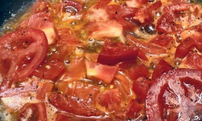 Рецепт тушеных томатов