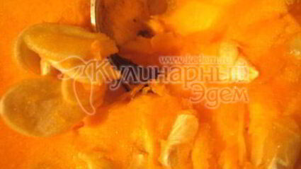 тыква, фаршированная курицей и овощами