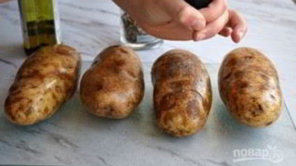 запеченная картошка в кожуре