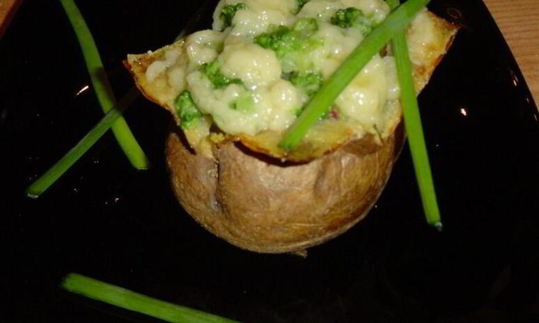 Рецепт запеченного картофеля с брокколи