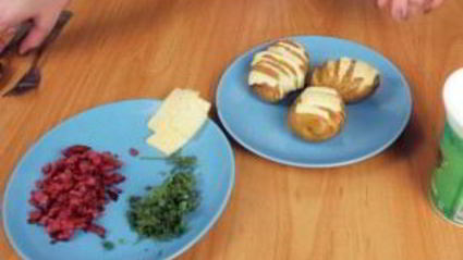 запеченный картофель в духовке с сыром