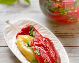 Запеченный перец в маринаде