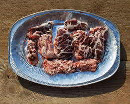 Баранья печень на гриле