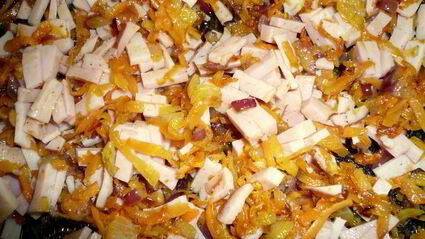 фаршированный печеночный рулет