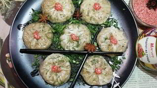 Гедза с паштетом из тунца и куриной печенью