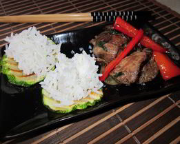 Куриная печень по японски