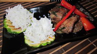 Куриная печень по японски