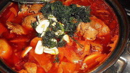 куриная печень с грибами