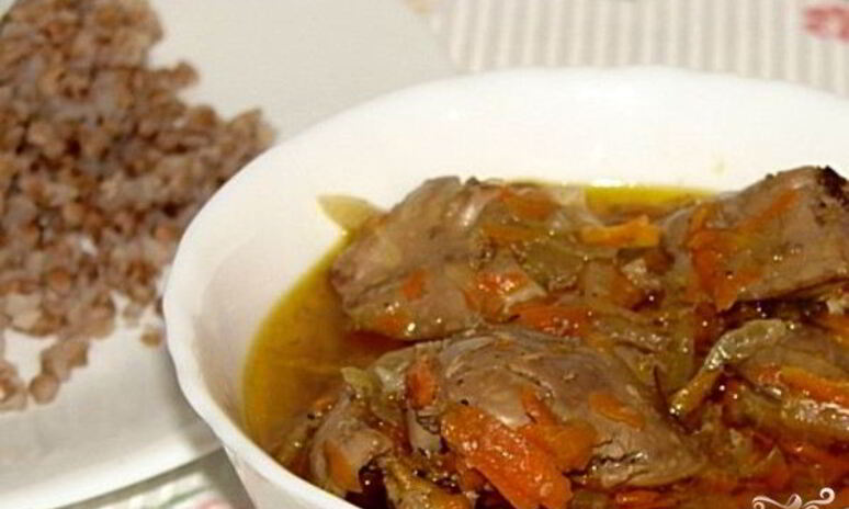 Рецепт куриной печени с луком и морковью
