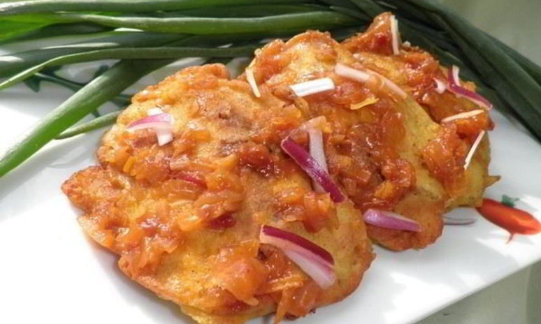 Рецепт куриной печени с манго